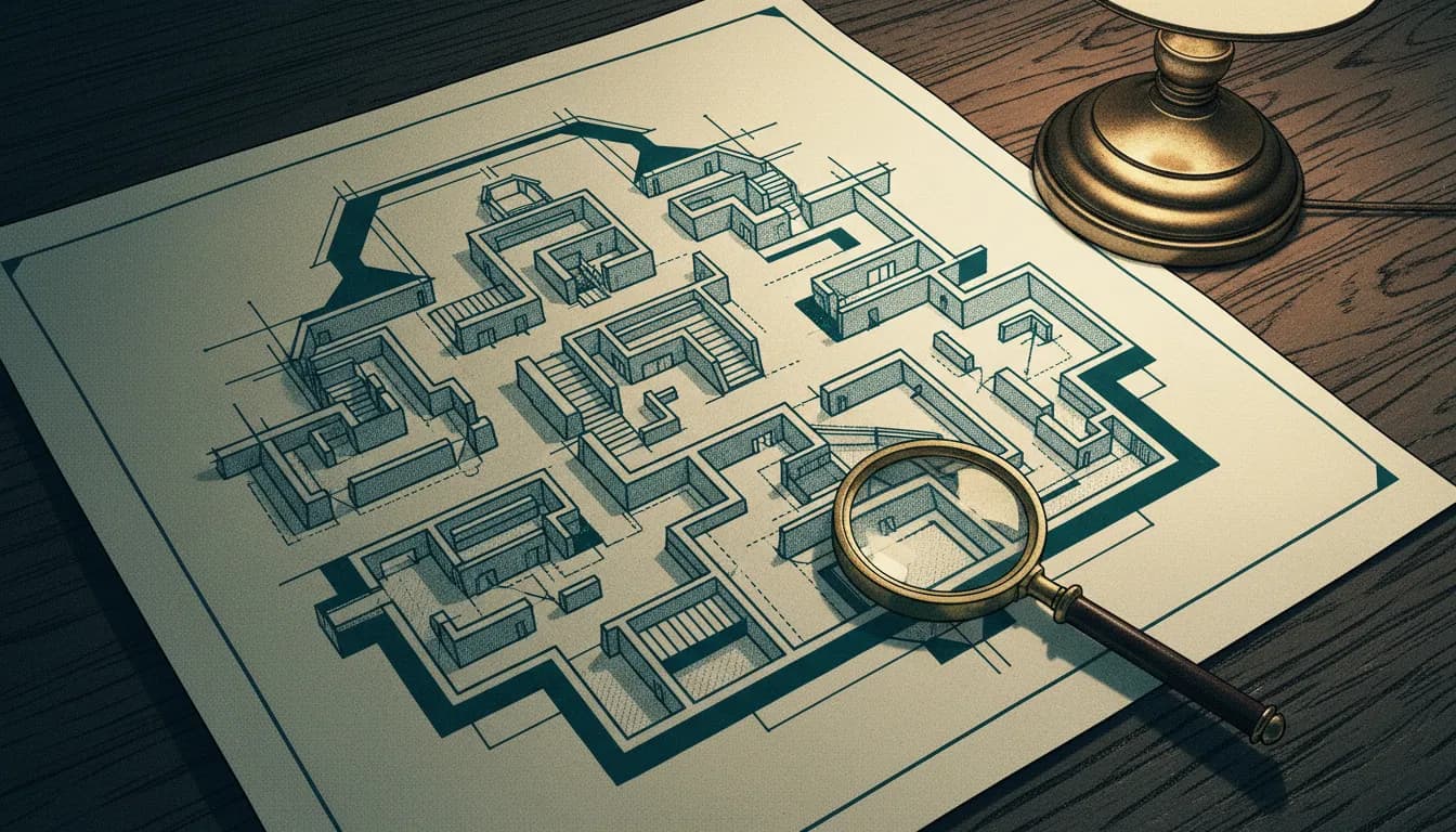 Cover of Strange Buildings — Pushkin Press — 2026