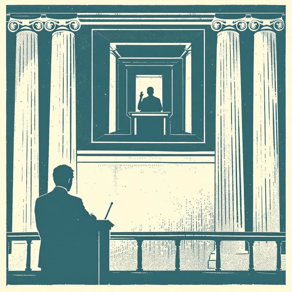 Vidne — linocut illustration